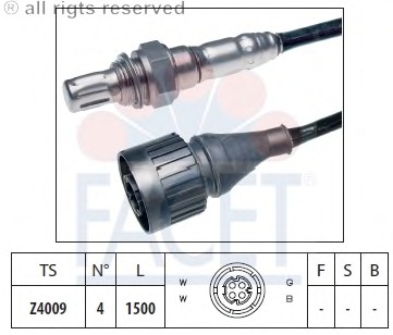 Sonda Lambda 10.7184 FACET - Control gaze evacuare