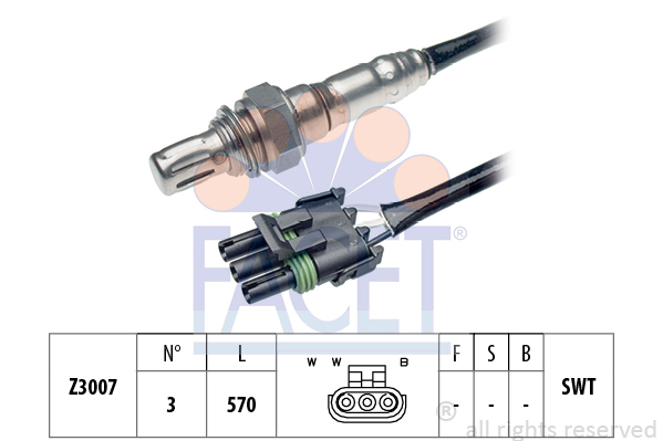 Sonda Lambda 10.7346 FACET - Senzor / sonda
