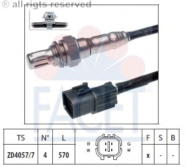 Sonda Lambda 10.7510 FACET - Control emisie gaze de esapament Sonda Lambda 10.7510 FACET - Control emisie gaze de esapament