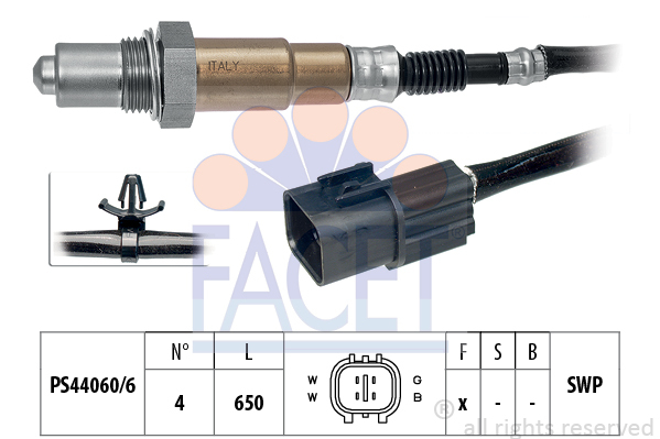 Sonda Lambda 10.7542 FACET - Senzor / sonda