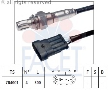 Sonda Lambda 10.7586 FACET - Control emisie gaze de esapament Sonda Lambda 10.7586 FACET - Control emisie gaze de esapament