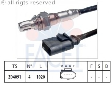 Sonda Lambda 10.8041 FACET - Control gaze evacuare