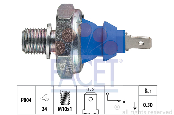 Senzor presiune ulei 7.0108 FACET - Comutator presiune ulei / senzor / supapa Senzor presiune ulei 7.0108 FACET - Comutator presiune ulei / senzor / supapa