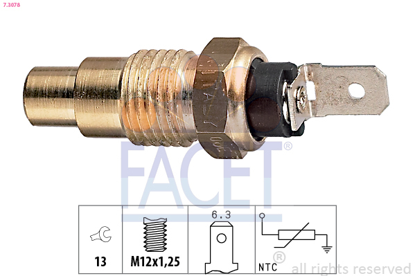 senzor,temperatura ulei / senzor,temperatura lichid de racire 7.3078 FACET - Senzori / traductori (senzori) senzor,temperatura ulei / senzor,temperatura lichid de racire 7.3078 FACET - Senzori / traductori (senzori)