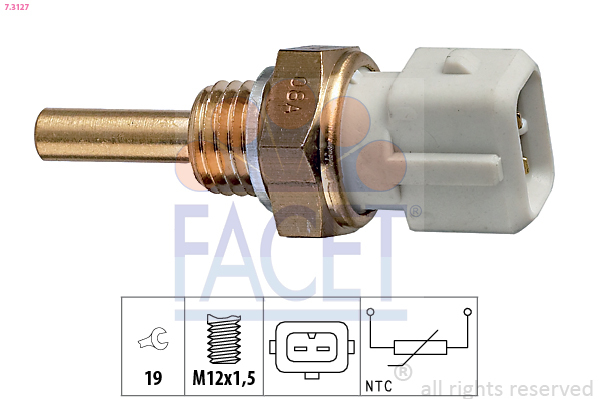 senzor,temperatura ulei / senzor,temperatura lichid de racire 7.3127 FACET - Senzori / traductori (senzori) senzor,temperatura ulei / senzor,temperatura lichid de racire 7.3127 FACET - Senzori / traductori (senzori)