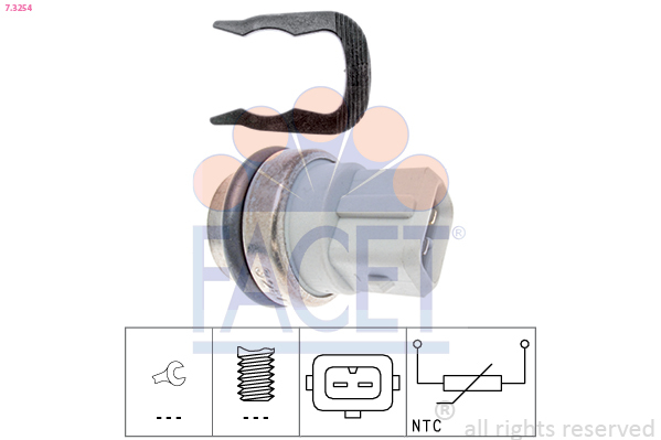 senzor,temperatura ulei / senzor,temperatura lichid de racire 7.3254 FACET - Senzori / traductori (senzori) senzor,temperatura ulei / senzor,temperatura lichid de racire 7.3254 FACET - Senzori / traductori (senzori)