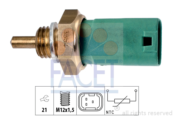 senzor,temperatura ulei / senzor,temperatura lichid de racire 7.3354 FACET - Comutator / senzor senzor,temperatura ulei / senzor,temperatura lichid de racire 7.3354 FACET - Comutator / senzor