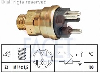 senzor,temperatura lichid de racire 7.3529 FACET - Indicatoare senzor,temperatura lichid de racire 7.3529 FACET - Indicatoare