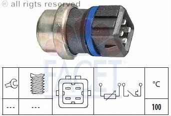 senzor,temperatura lichid de racire 7.3536 FACET - Indicatoare