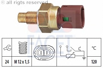senzor,temperatura lichid de racire 7.3549 FACET - Comutator / senzor senzor,temperatura lichid de racire 7.3549 FACET - Comutator / senzor