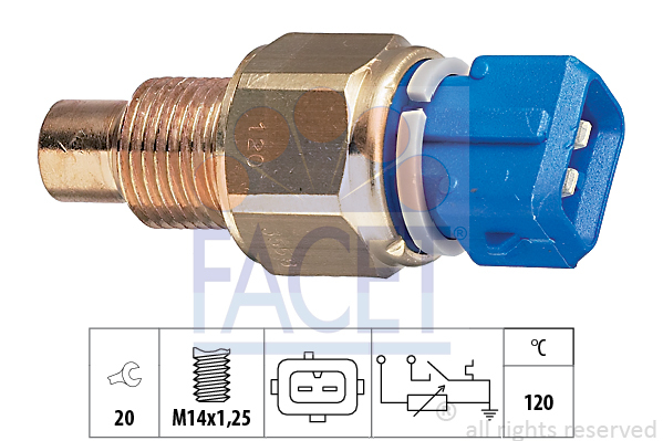senzor,temperatura lichid de racire 7.3558 FACET - Indicatoare senzor,temperatura lichid de racire 7.3558 FACET - Indicatoare