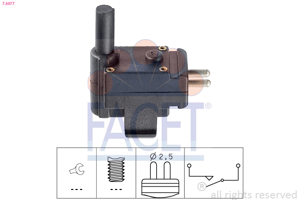 Comutator, lampa marsalier 7.6077 FACET - Intrerupatoare / relee / control Comutator, lampa marsalier 7.6077 FACET - Intrerupatoare / relee / control