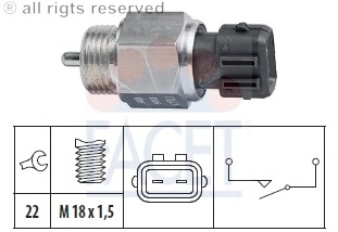 Comutator, lampa marsalier 7.6126 FACET - Intrerupatoare / relee / control