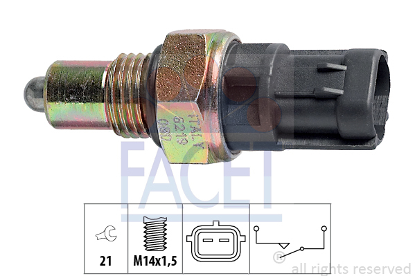 Comutator, lampa marsalier 7.6219 FACET - Intrerupatoare / relee / control Comutator, lampa marsalier 7.6219 FACET - Intrerupatoare / relee / control