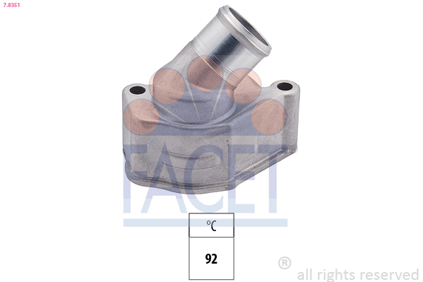 termostat,lichid racire 7.8351 FACET - Termostat