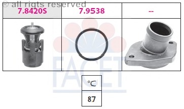 termostat,lichid racire 7.8559K FACET - Termostat