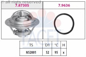 termostat,lichid racire 7.8730 FACET - Termostat termostat,lichid racire 7.8730 FACET - Termostat