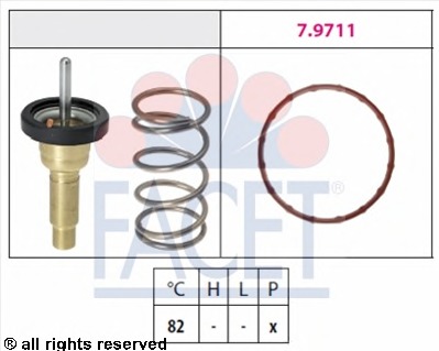 termostat,lichid racire 7.8736 FACET - Termostat