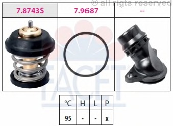 termostat,lichid racire 7.8799K FACET - Termostat