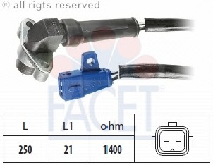 Senzor impulsuri, arbore cotit / senzor impulsuri,volanta 9.0038 FACET - Indicatoare Senzor impulsuri, arbore cotit / senzor impulsuri,volanta 9.0038 FACET - Indicatoare