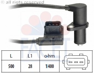 Senzor impulsuri, arbore cotit / senzor impulsuri,volanta 9.0161 FACET - Generator impulsuri