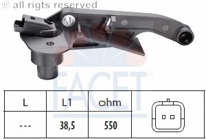 Senzor impulsuri, arbore cotit / senzor impulsuri,volanta 9.0177 FACET - Indicatoare Senzor impulsuri, arbore cotit / senzor impulsuri,volanta 9.0177 FACET - Indicatoare