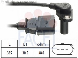 Senzor impulsuri, arbore cotit / senzor impulsuri,volanta 9.0220 FACET - Cutie de viteze automata Senzor impulsuri, arbore cotit / senzor impulsuri,volanta 9.0220 FACET - Cutie de viteze automata