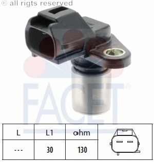 Senzor impulsuri, arbore cotit / senzor impulsuri,volanta 9.0263 FACET - Electricitate motor Senzor impulsuri, arbore cotit / senzor impulsuri,volanta 9.0263 FACET - Electricitate motor