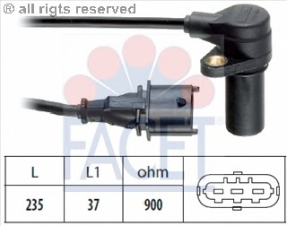 Senzor impulsuri, arbore cotit / senzor impulsuri,volanta 9.0326 FACET - Indicatoare