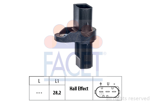 Senzor impulsuri, arbore cotit / senzor impulsuri,volanta 9.0471 FACET - Generator impulsuri Senzor impulsuri, arbore cotit / senzor impulsuri,volanta 9.0471 FACET - Generator impulsuri