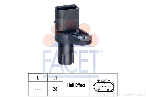 Senzor impulsuri, arbore cotit / senzor impulsuri,volanta 9.0473 FACET - Generator impulsuri Senzor impulsuri, arbore cotit / senzor impulsuri,volanta 9.0473 FACET - Generator impulsuri