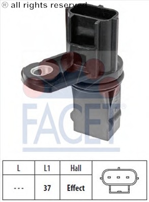 Senzor impulsuri, arbore cotit / senzor impulsuri,volanta 9.0498 FACET - Generator impulsuri Senzor impulsuri, arbore cotit / senzor impulsuri,volanta 9.0498 FACET - Generator impulsuri