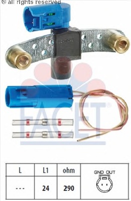 Senzor impulsuri, arbore cotit / senzor impulsuri,volanta 9.0597K FACET - Generator impulsuri