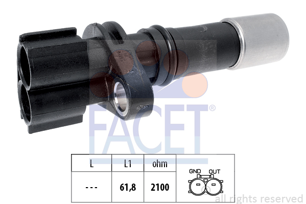 Senzor impulsuri, arbore cotit / senzor impulsuri,volanta 9.0633 FACET - Senzori / traductori (senzori) Senzor impulsuri, arbore cotit / senzor impulsuri,volanta 9.0633 FACET - Senzori / traductori (senzori)