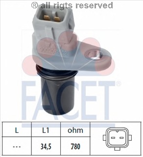 Senzor impulsuri, arbore cotit / senzor impulsuri,volanta 9.0641 FACET - Indicatoare