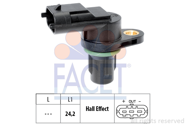 Senzor impulsuri, arbore cotit / senzor impulsuri,volanta 9.0651 FACET - Generator impulsuri Senzor impulsuri, arbore cotit / senzor impulsuri,volanta 9.0651 FACET - Generator impulsuri