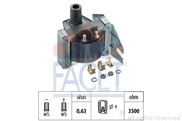 bobina de inductie 9.6025 FACET - Bobina inductie bobina de inductie 9.6025 FACET - Bobina inductie