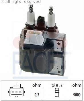 bobina de inductie 9.6256 FACET - Bobina inductie bobina de inductie 9.6256 FACET - Bobina inductie