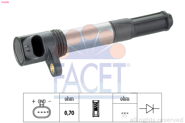 bobina de inductie 9.6342 FACET - Bobina inductie bobina de inductie 9.6342 FACET - Bobina inductie