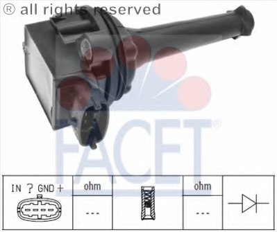 bobina de inductie 9.6348 FACET - Bobina inductie bobina de inductie 9.6348 FACET - Bobina inductie