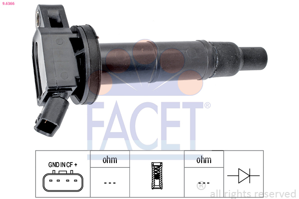 bobina de inductie 9.6366 FACET - Bobina inductie bobina de inductie 9.6366 FACET - Bobina inductie