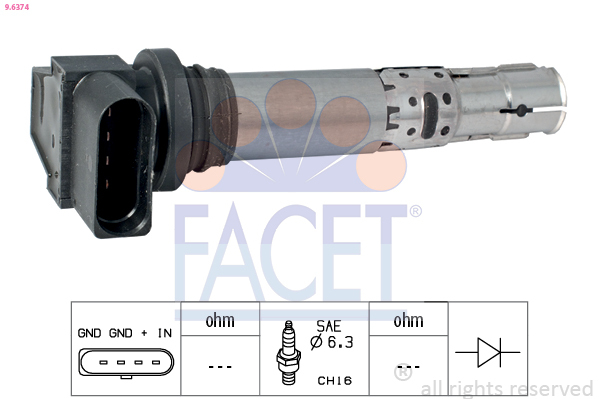 bobina de inductie 9.6374 FACET - Bobina inductie bobina de inductie 9.6374 FACET - Bobina inductie