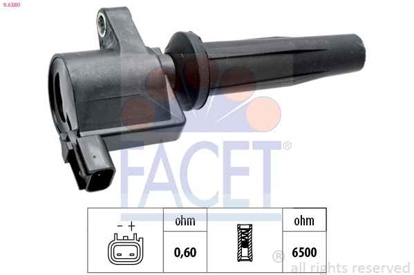 bobina de inductie 9.6380 FACET - Bobina inductie bobina de inductie 9.6380 FACET - Bobina inductie