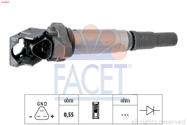 bobina de inductie 9.6507 FACET - Bobina inductie bobina de inductie 9.6507 FACET - Bobina inductie