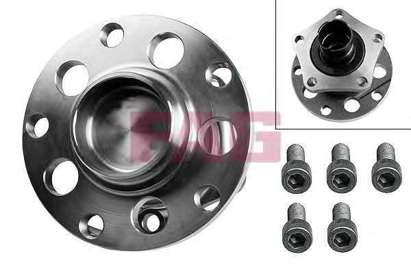 Set rulment roata 713 6105 00 FAG - Rulment roata / butuc roata