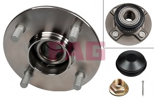 Set rulment roata 713 6138 90 FAG - Rulment roata / butuc roata Set rulment roata 713 6138 90 FAG - Rulment roata / butuc roata