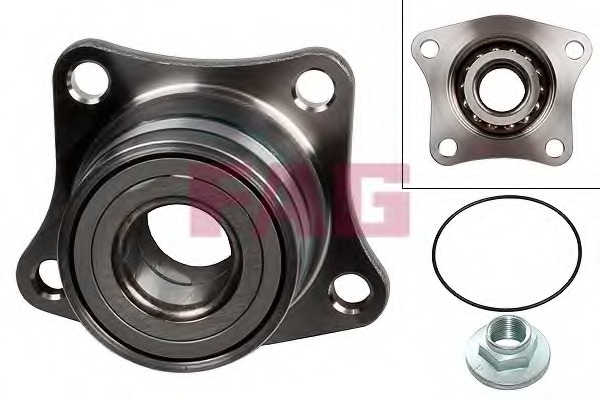 Set rulment roata 713 6185 70 FAG - Rulment roata / butuc roata