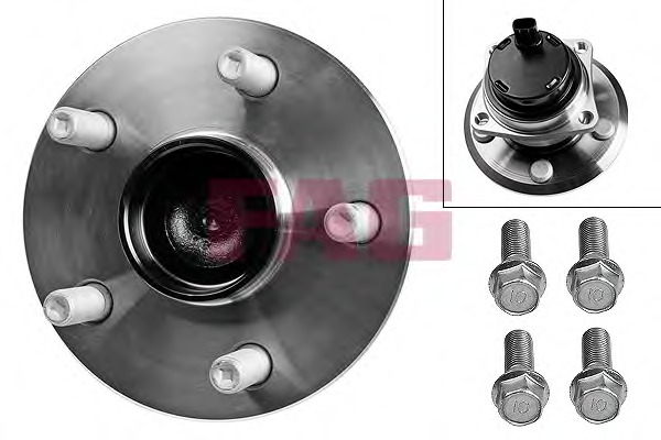 Set rulment roata 713 6188 30 FAG - Rulment roata / butuc roata