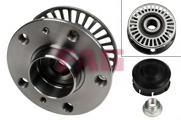 Set rulment roata 713 6305 10 FAG - Rulment roata / butuc roata