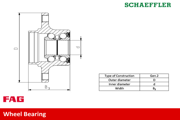 Set rulment roata 713 6305 70 FAG - Rulment roata / butuc roata Set rulment roata 713 6305 70 FAG - Rulment roata / butuc roata